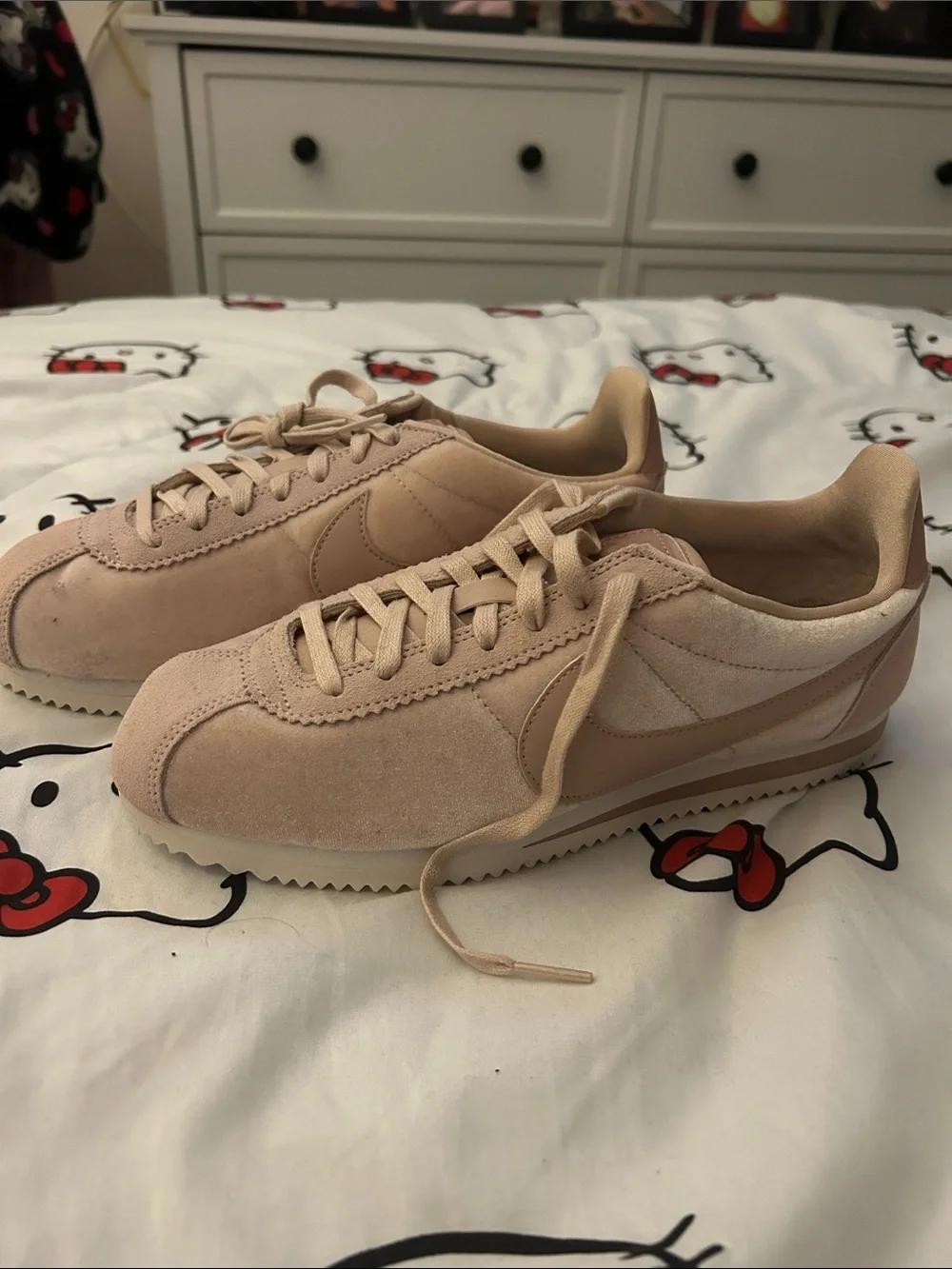 Nike Suede Sneakers - Blush Beige